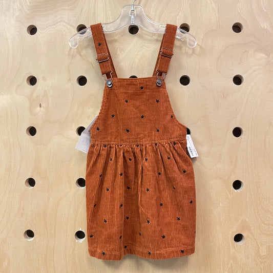 Rust & Black Star Cord Jumper NEW!!