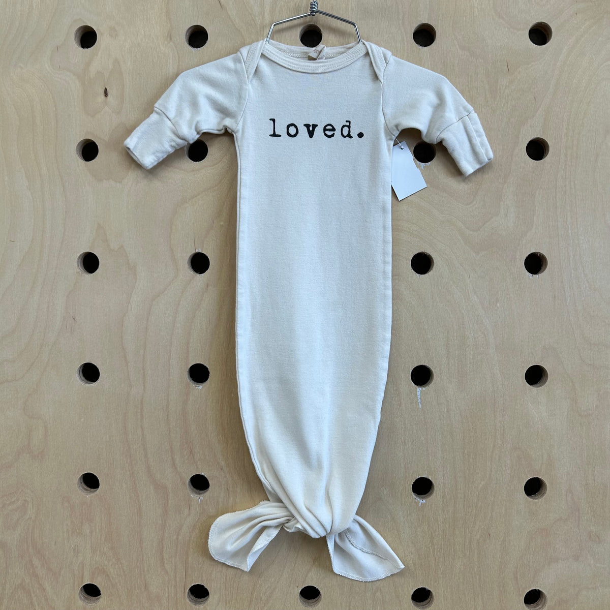 Cream Loved Knotted Gown