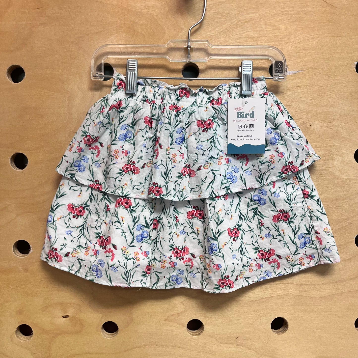 Floral Tiered Skirt