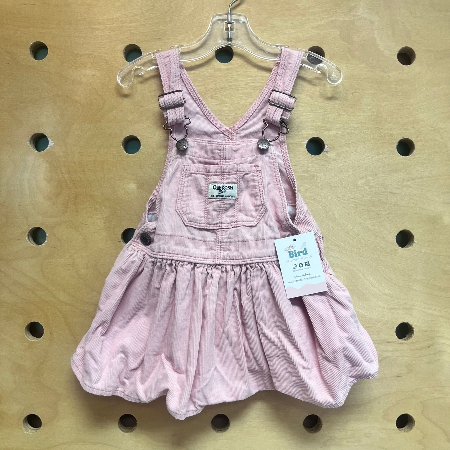 Pink Cord Skirtall