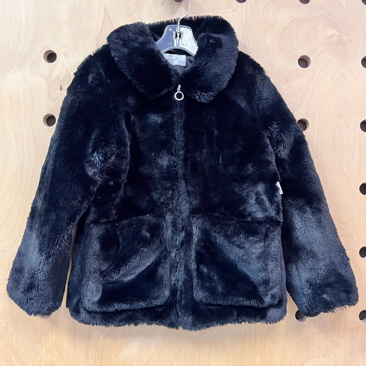 Black Faux Fur Jacket