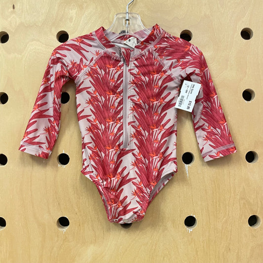 Pink Bird of Paradise Swimsuit