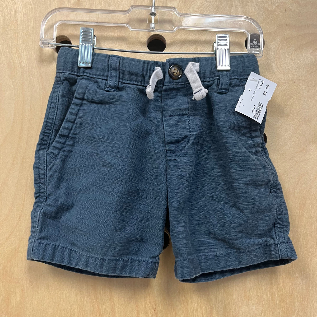 Blue Drawstring Shorts