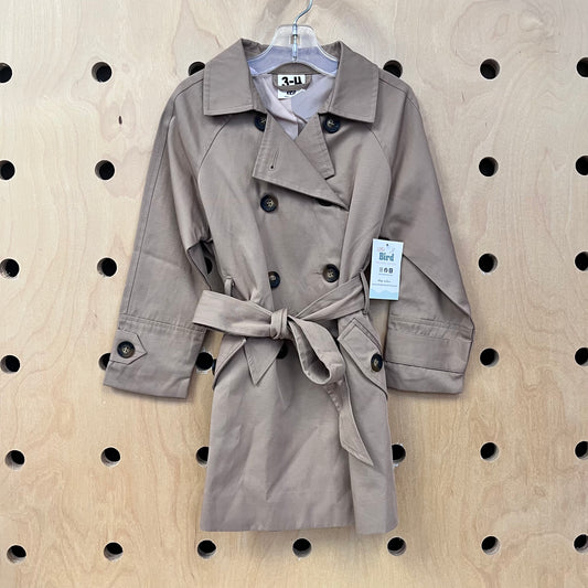 Tan Button Trenchcoat
