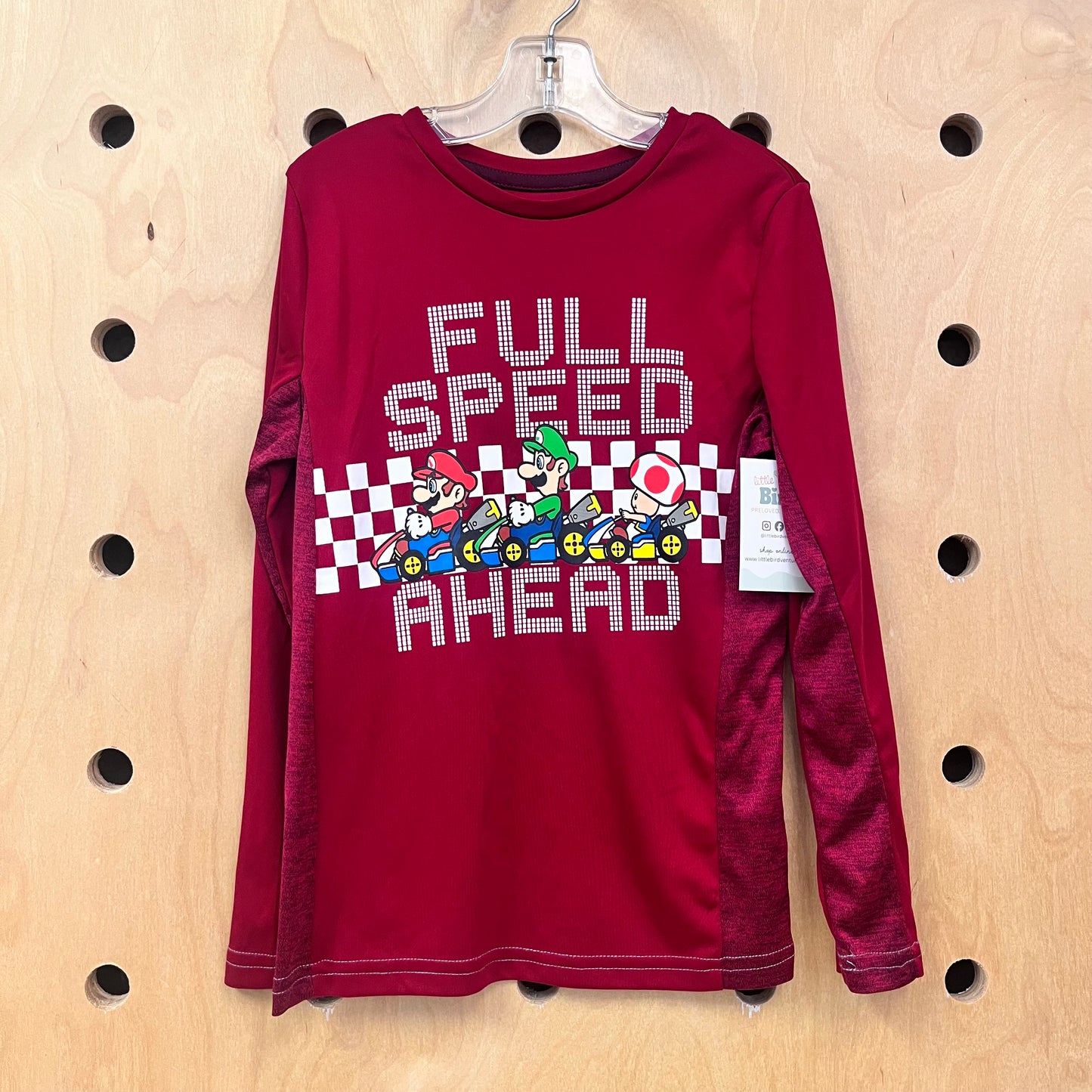 Red Mario Kart Active Tee