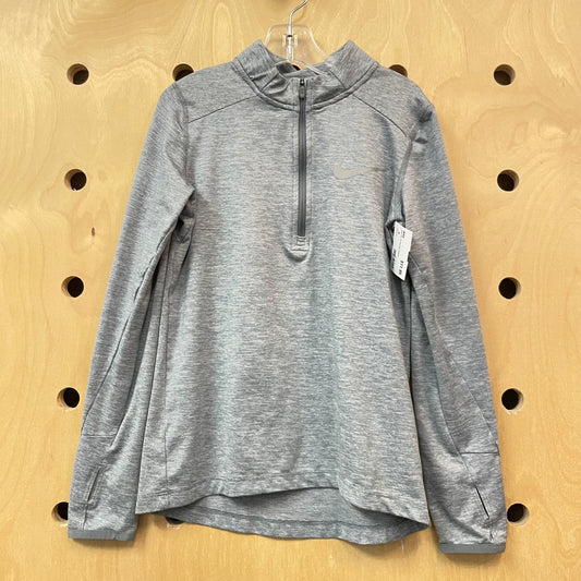 Grey Dri-Fit Running Pullover