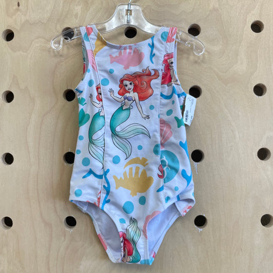 White Ariel Velcro Swimsuit