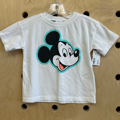 White Mickey Tee