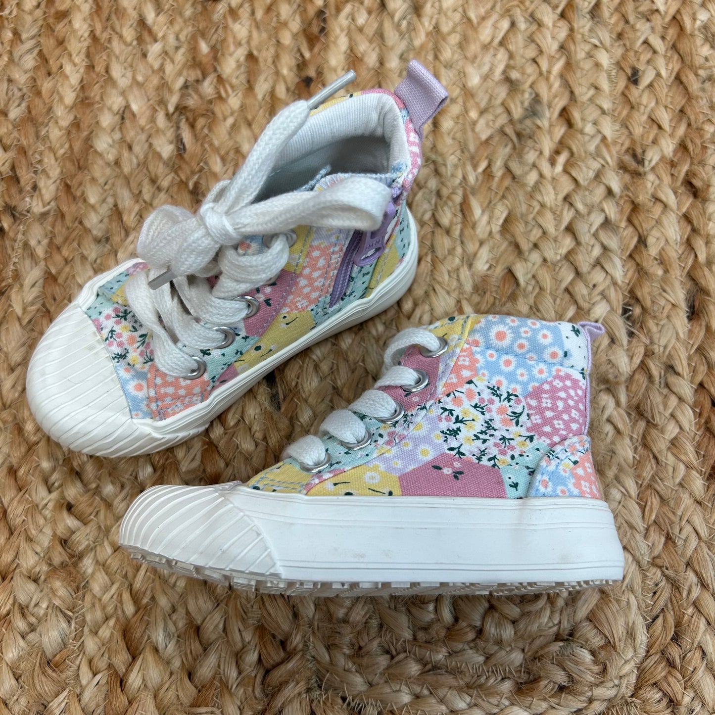 Pastel Patchwork Hi Tops