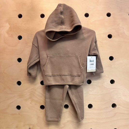 Organic Waffle Hoodie Outfit