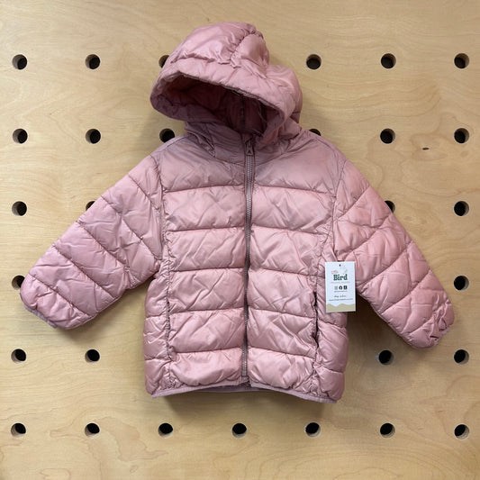 Pink Puffer Jacket