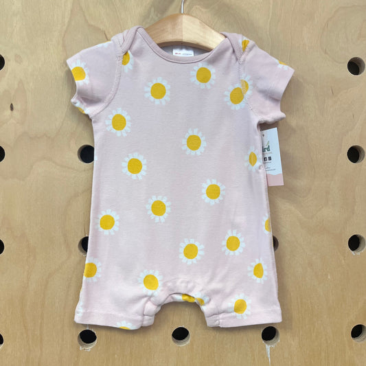 Pink Daisy Organic Romper