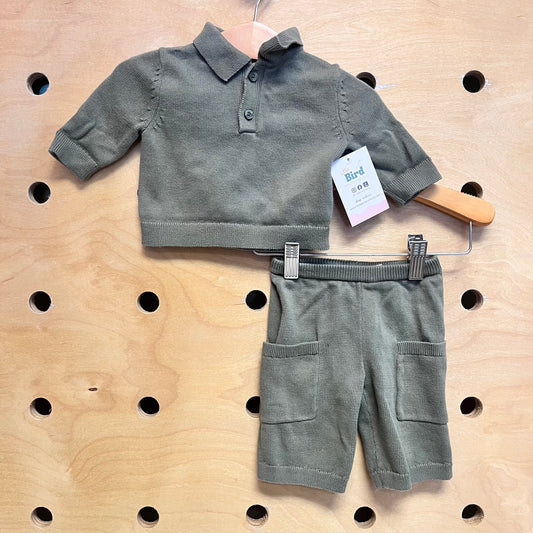Green Knitted Outfit
