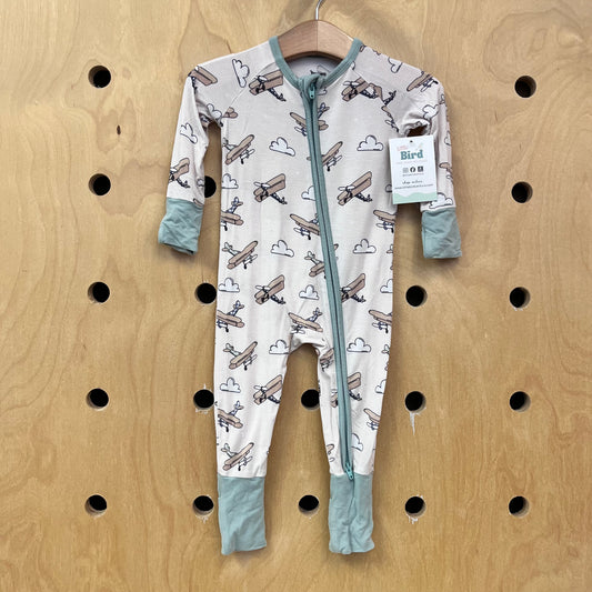 Airplanes Bamboo Zippy Pajamas