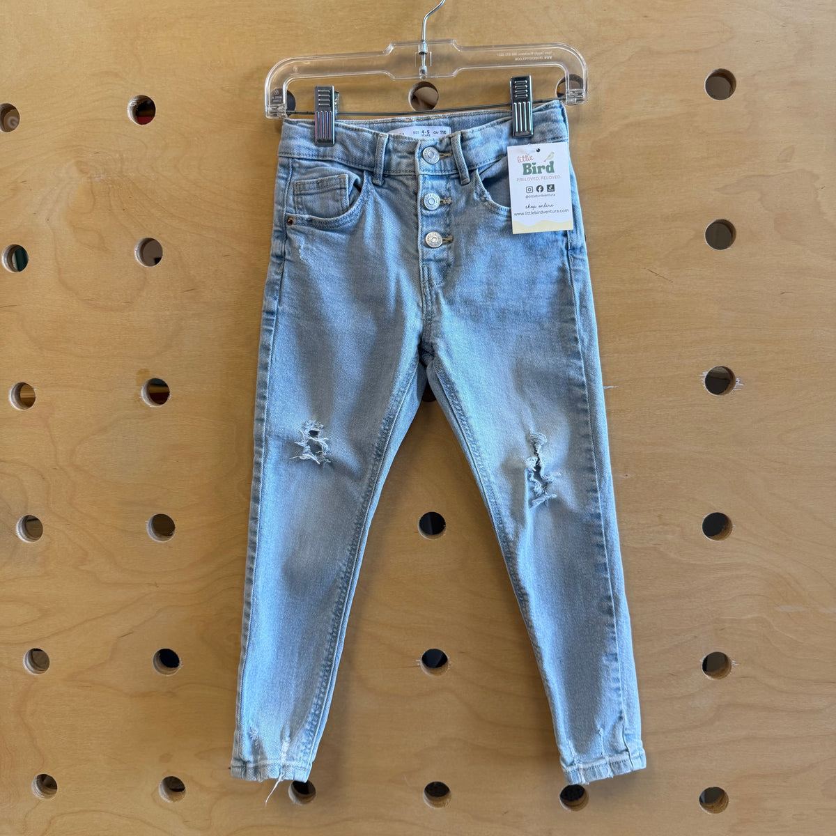 Distressed Skinny Denim Pants