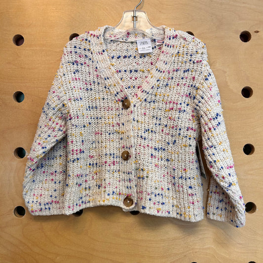Cream Confetti Cardigan