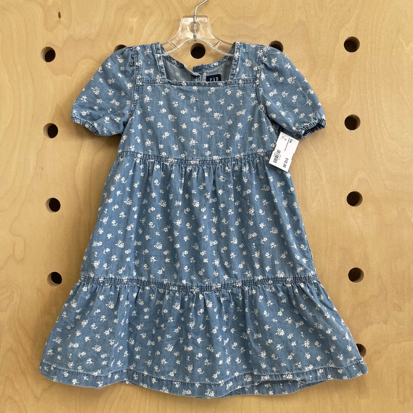 Floral Chambray Dress