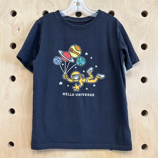 Grey Astronaut Hello Universe Tee