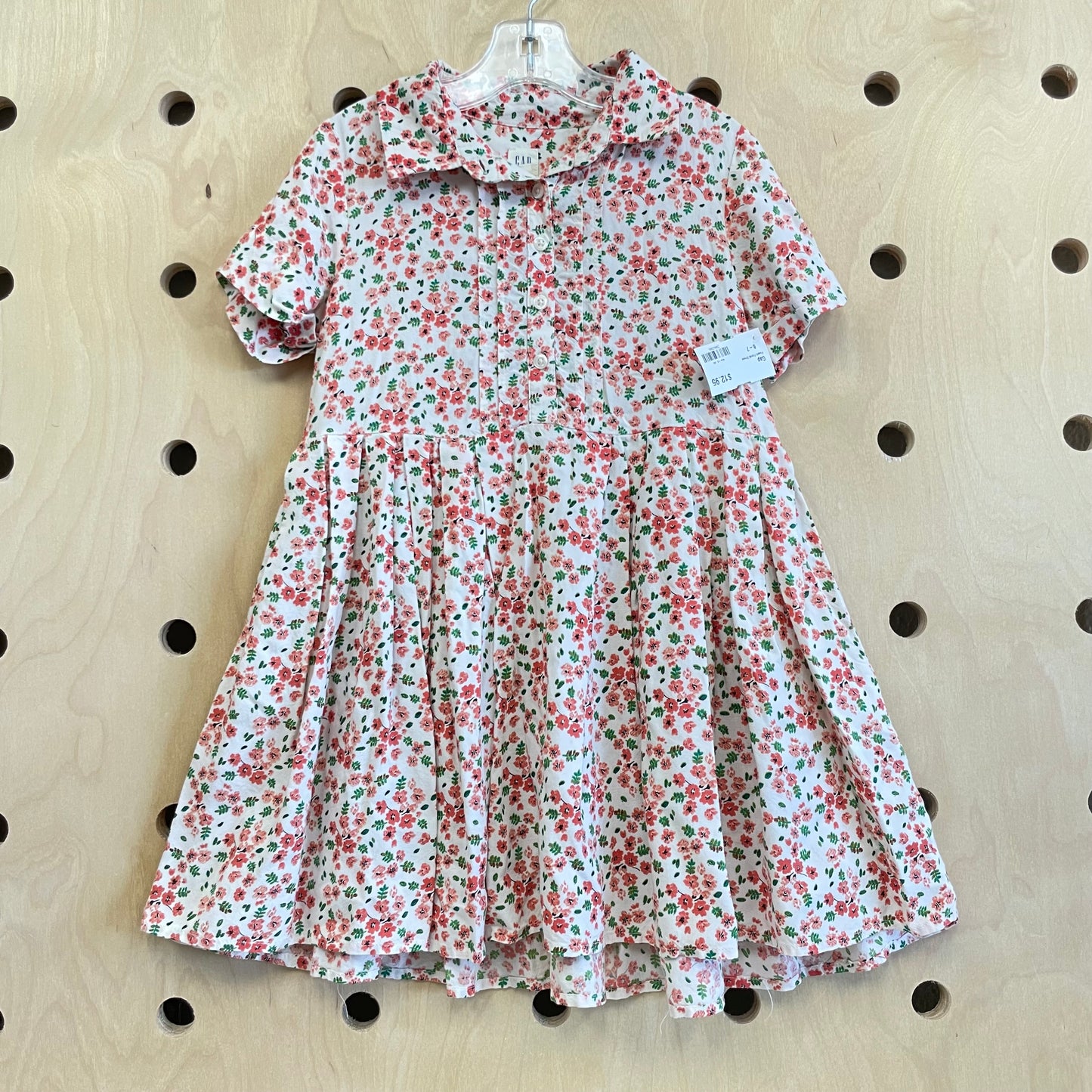 Peach Floral Dress