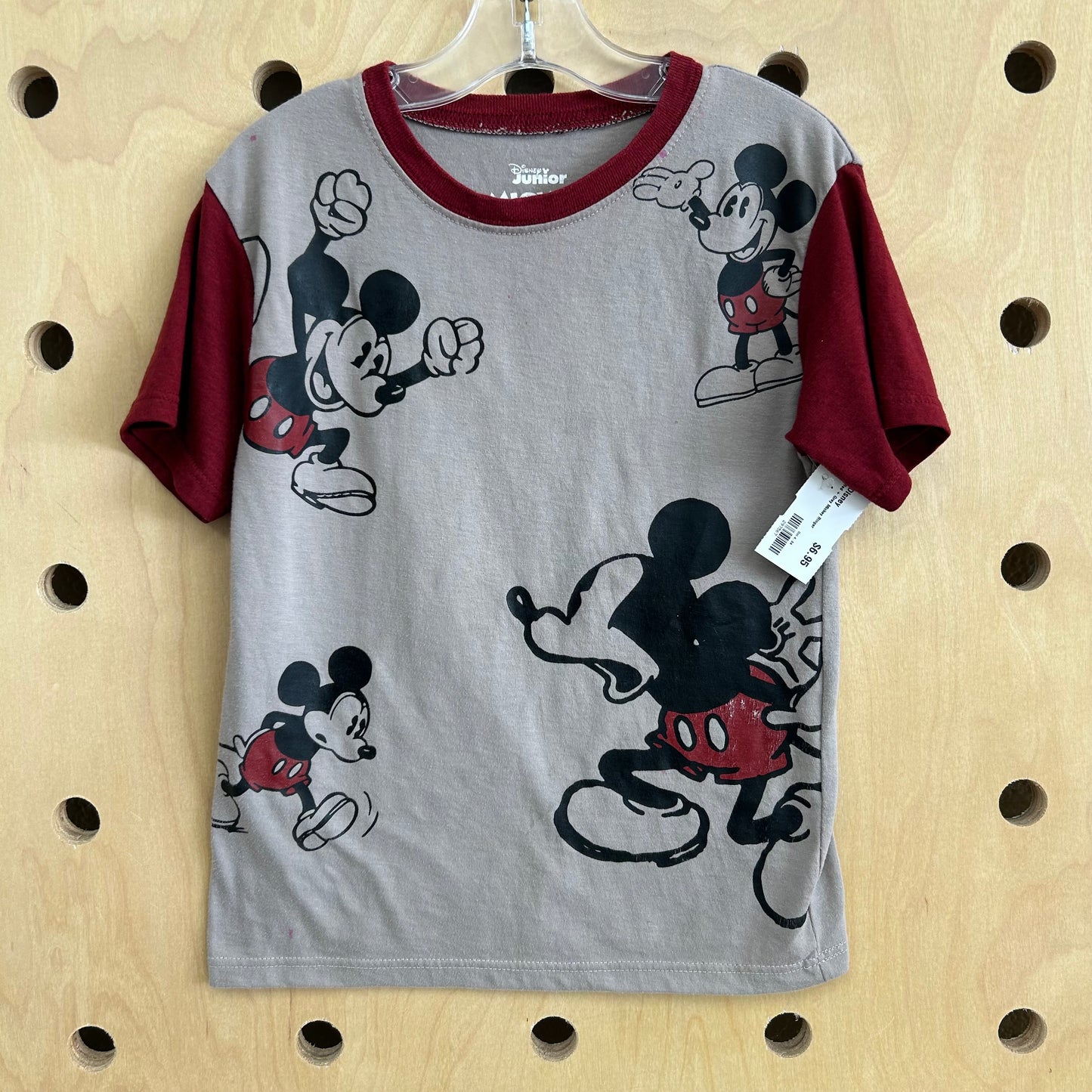 Red + Grey Mickey Ringer