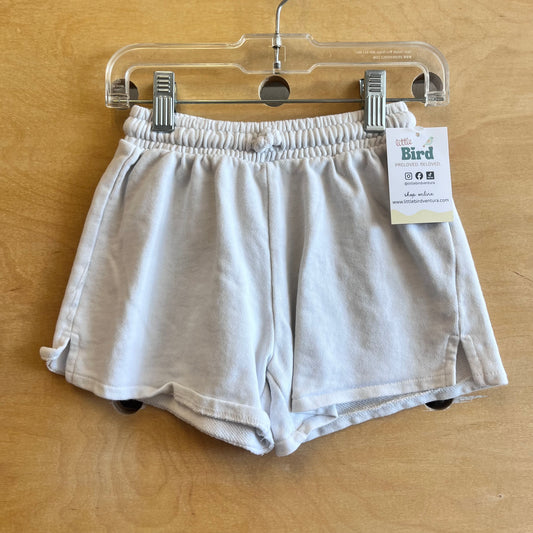 White Drawstring Shorts