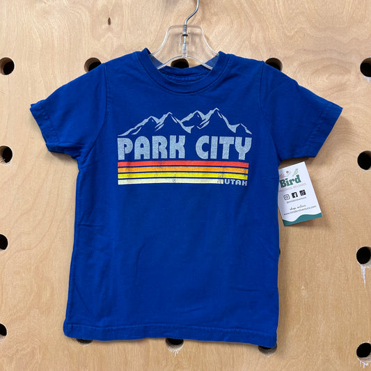 Blue Park City Utah Tee