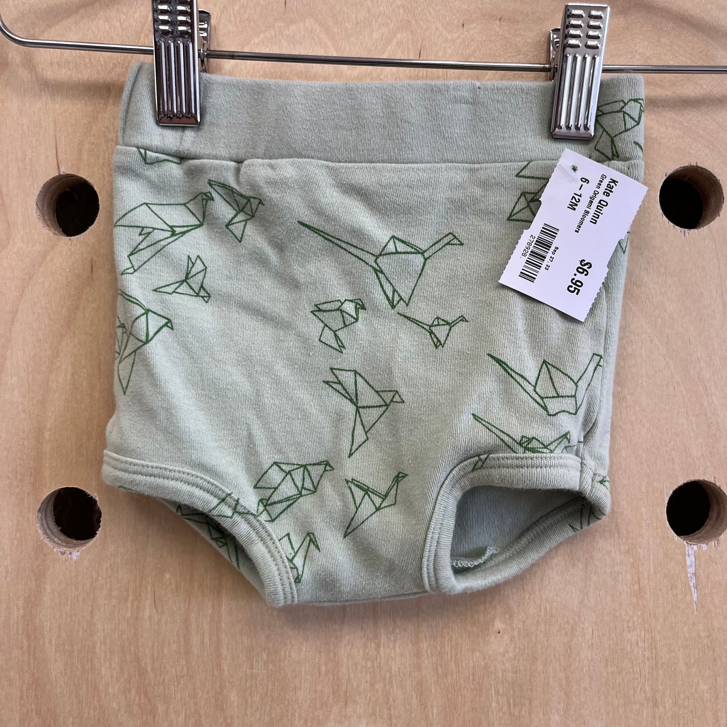 Green Origami Bloomers