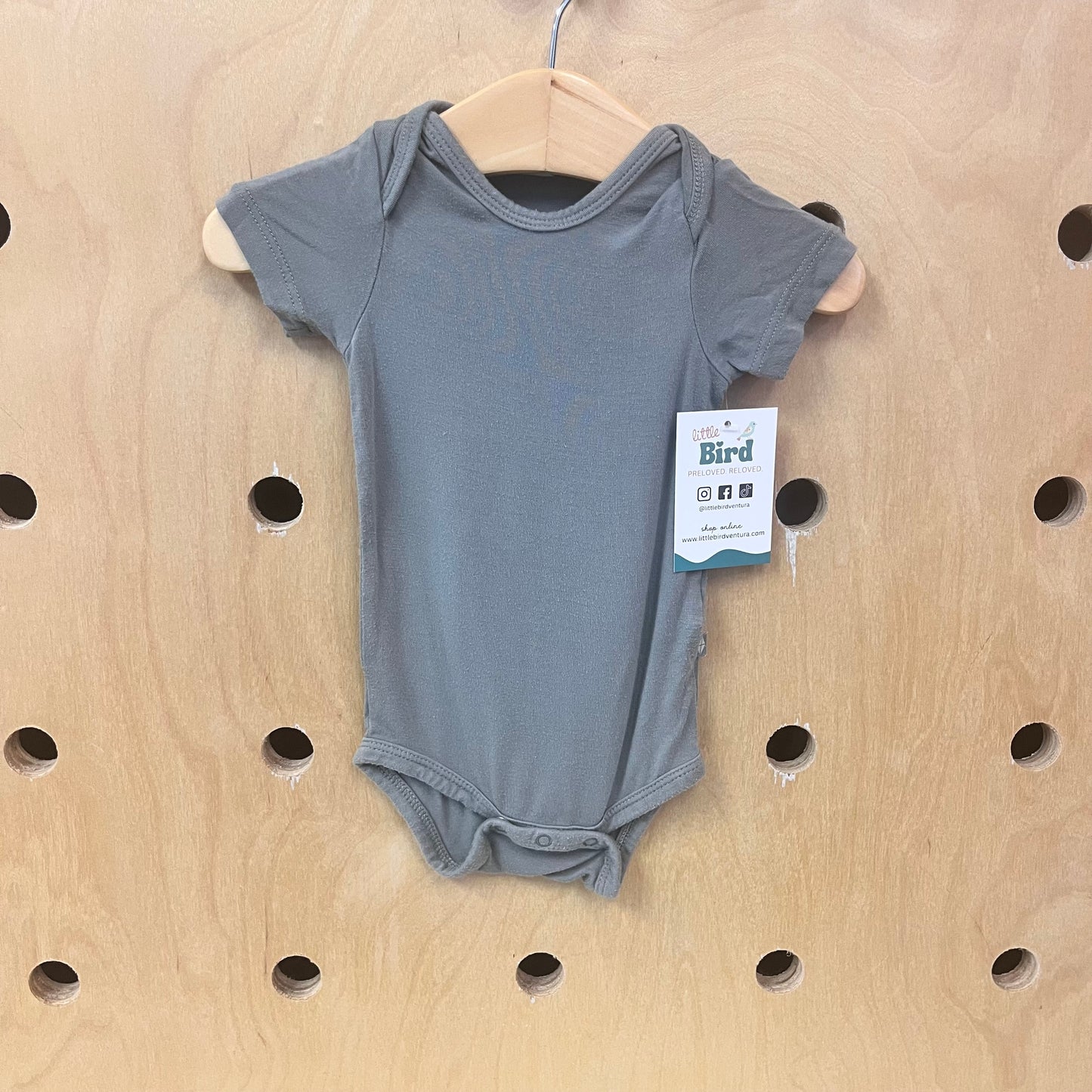 Grey Bamboo Bodysuit