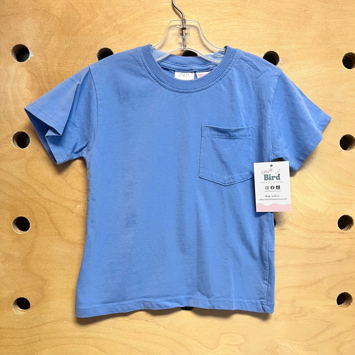 Blue Pocket Tee
