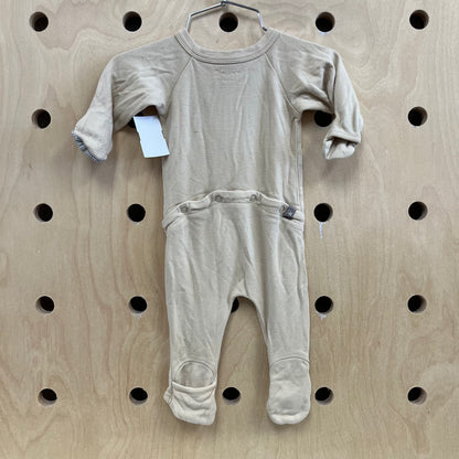 Beige Organic Zippy