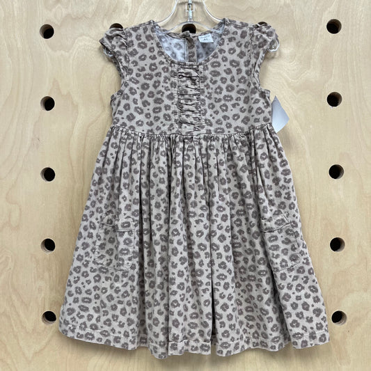 Beige & Grey Animal Print Dress