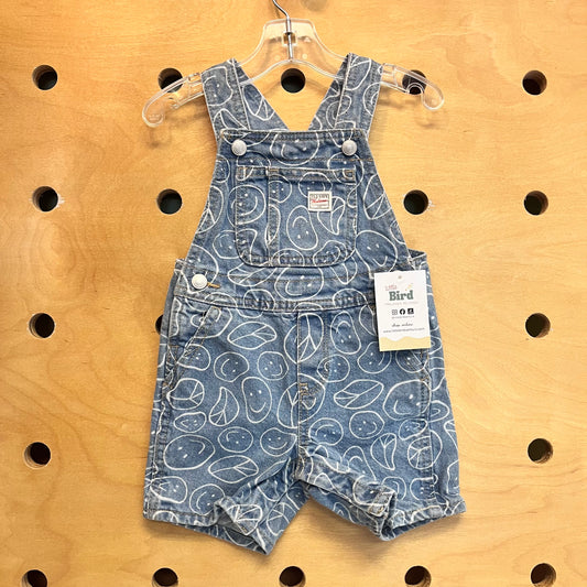 Denim Smiles Shortalls