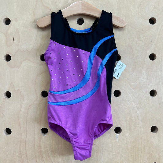 Black & Purple Leotard