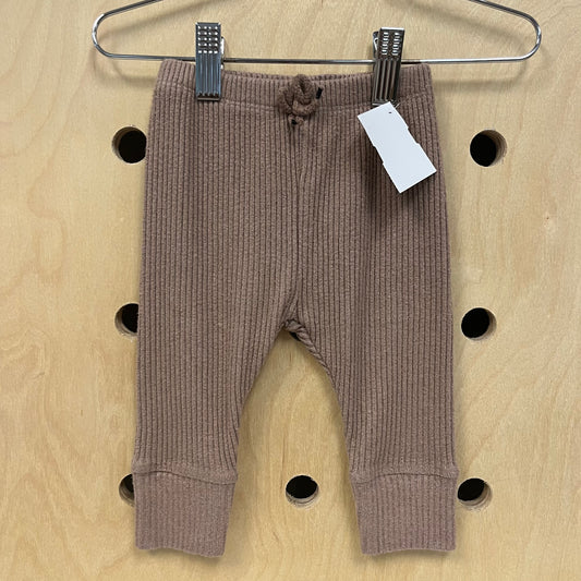 Brown Knit Soft Joggers