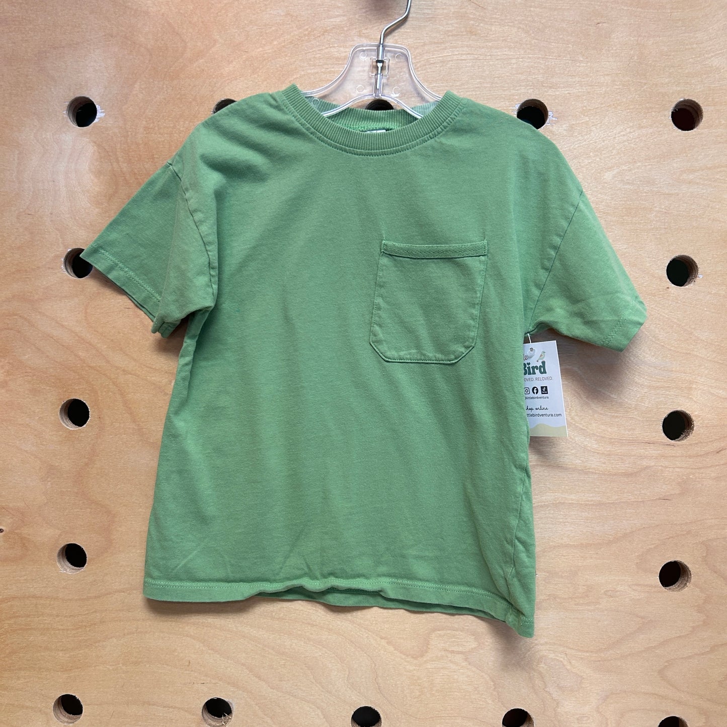 Green Pocket Tee