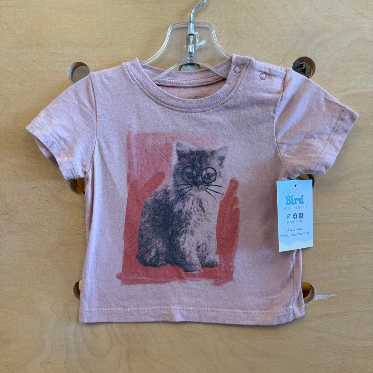 Pink Kitty Tee