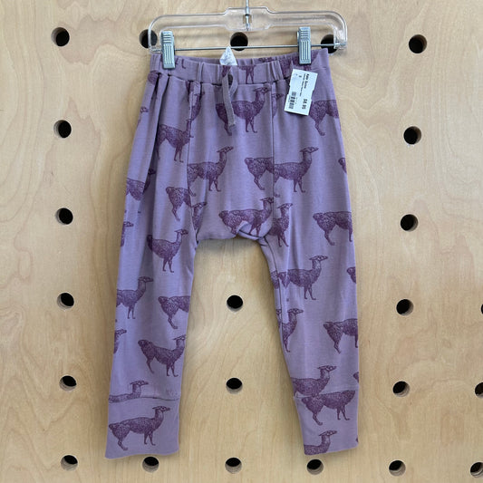 Lavender Alpaca Harem Pants