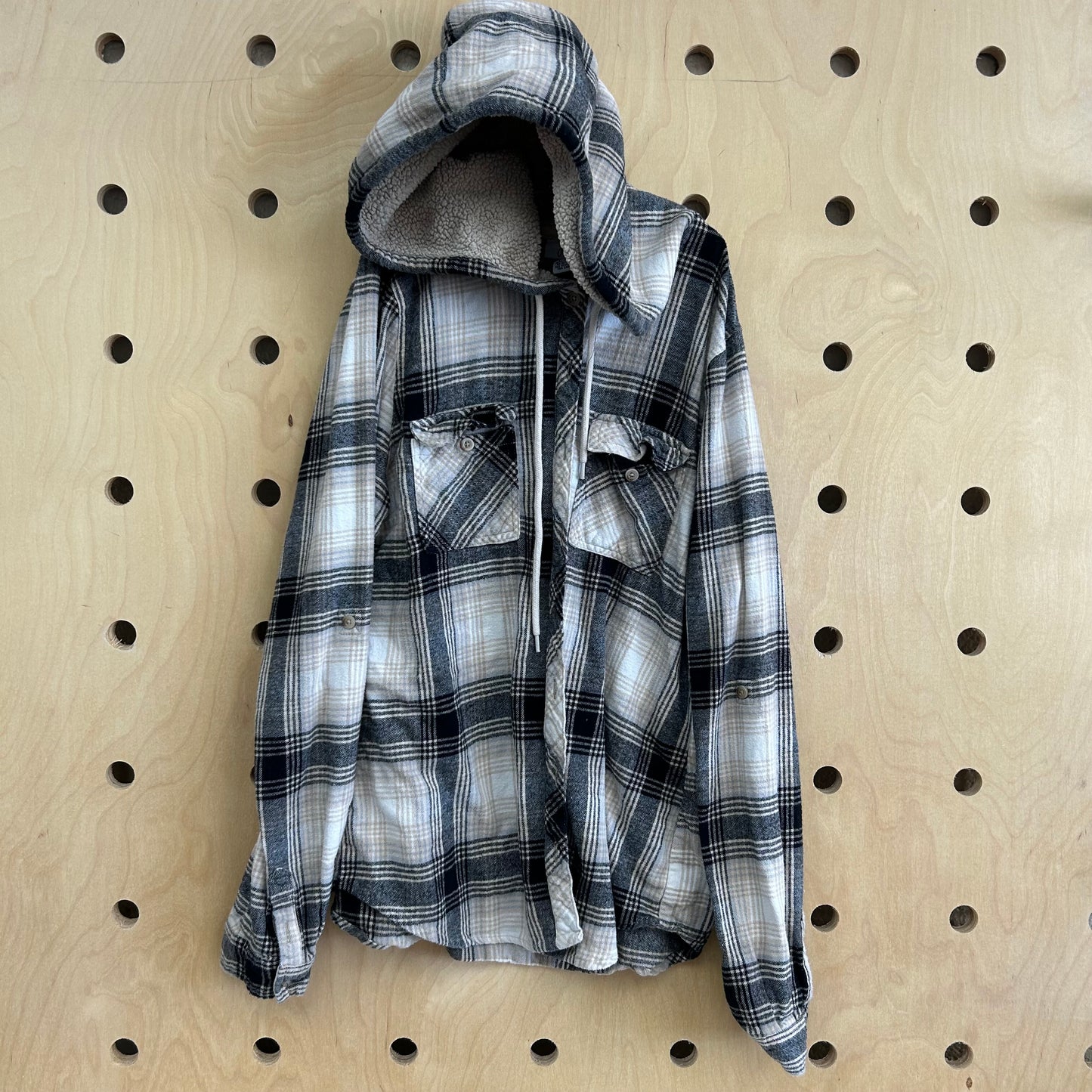 Fleece Lined Hoodie Flannel