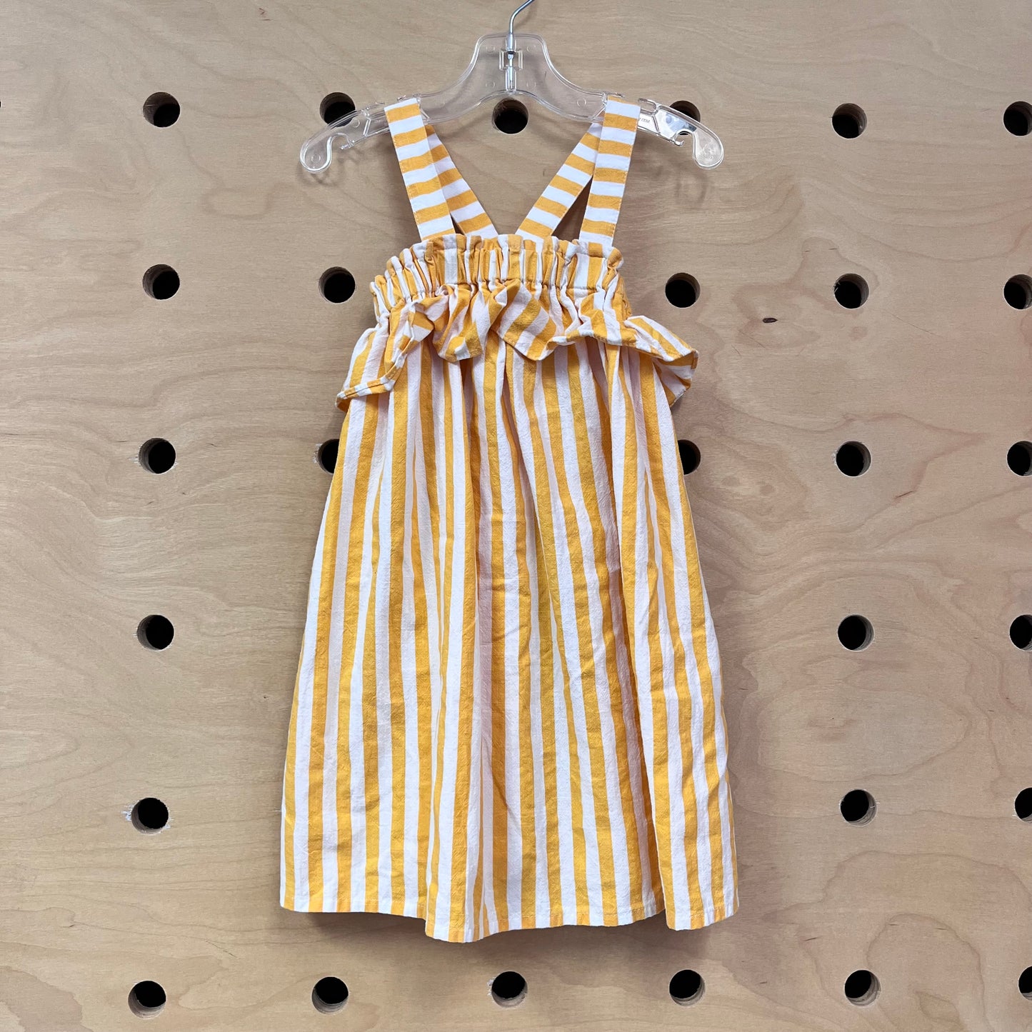 Yellow Striped Dress