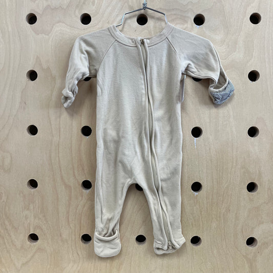 Beige Organic Zippy