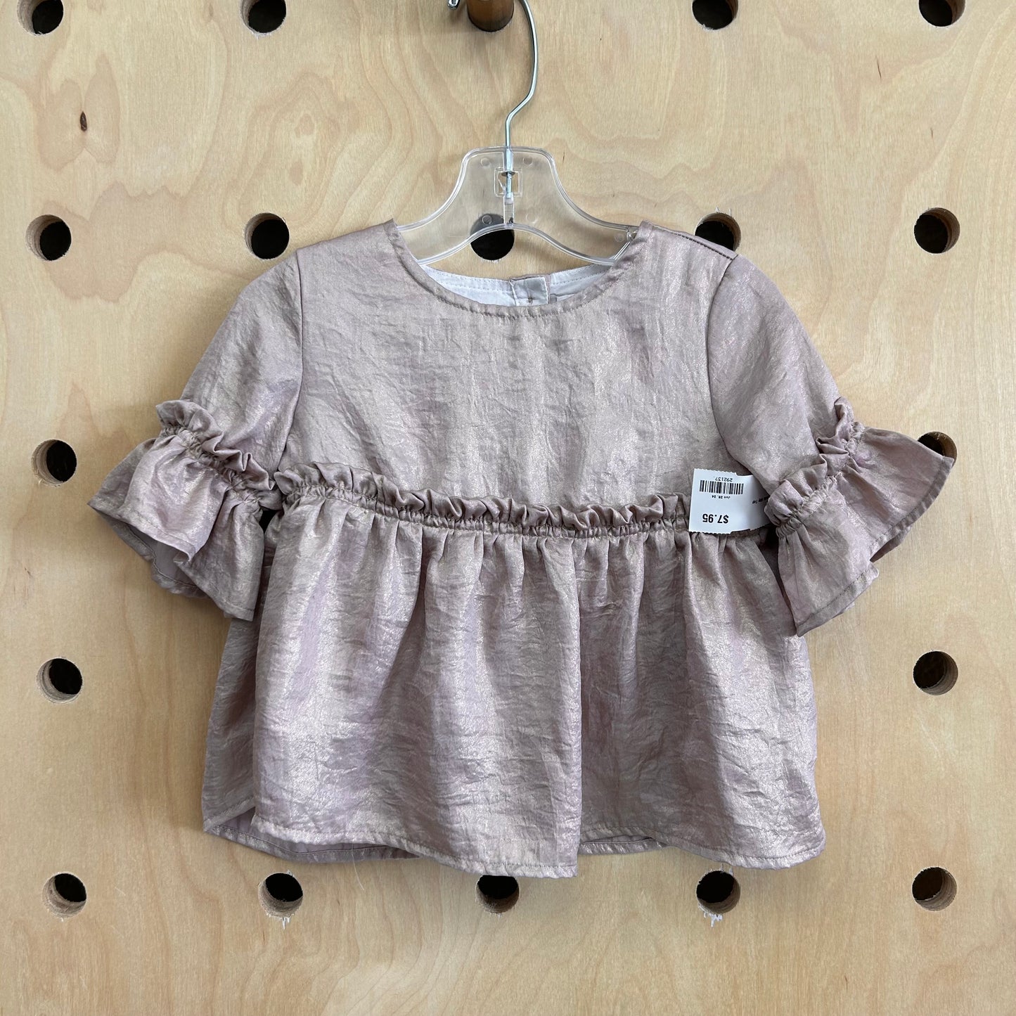 Rose Gold Silky Top