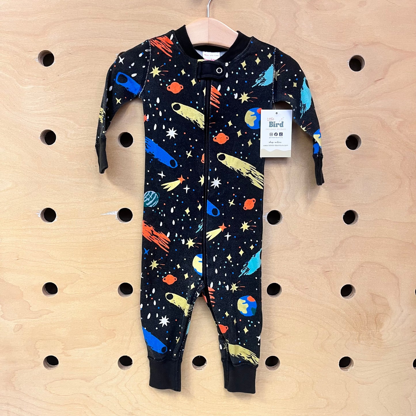 Organic Black Earth/Stars Zippy