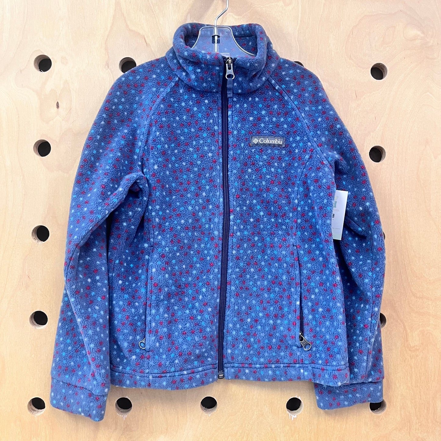 Purple/Pink Polka Dot Fleece Jacket