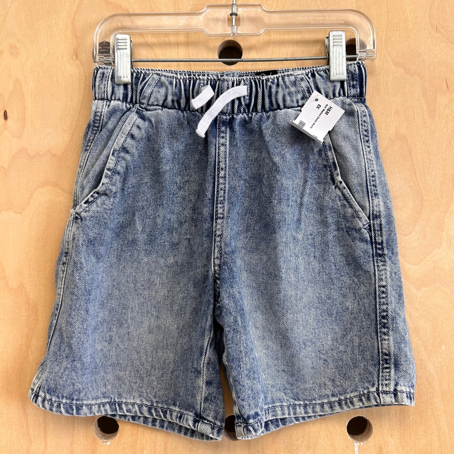 Acid Washed Denim Shorts