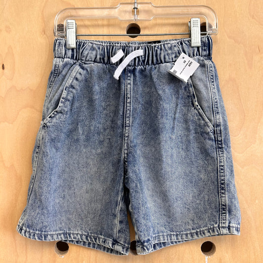 Acid Washed Denim Shorts