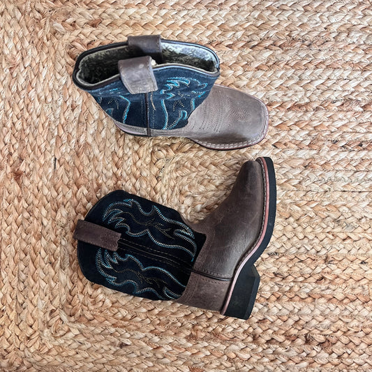 Black & Brown Cowboy Boots