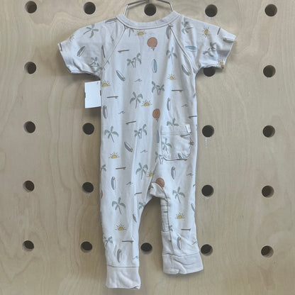 Sunny Days Zip Romper