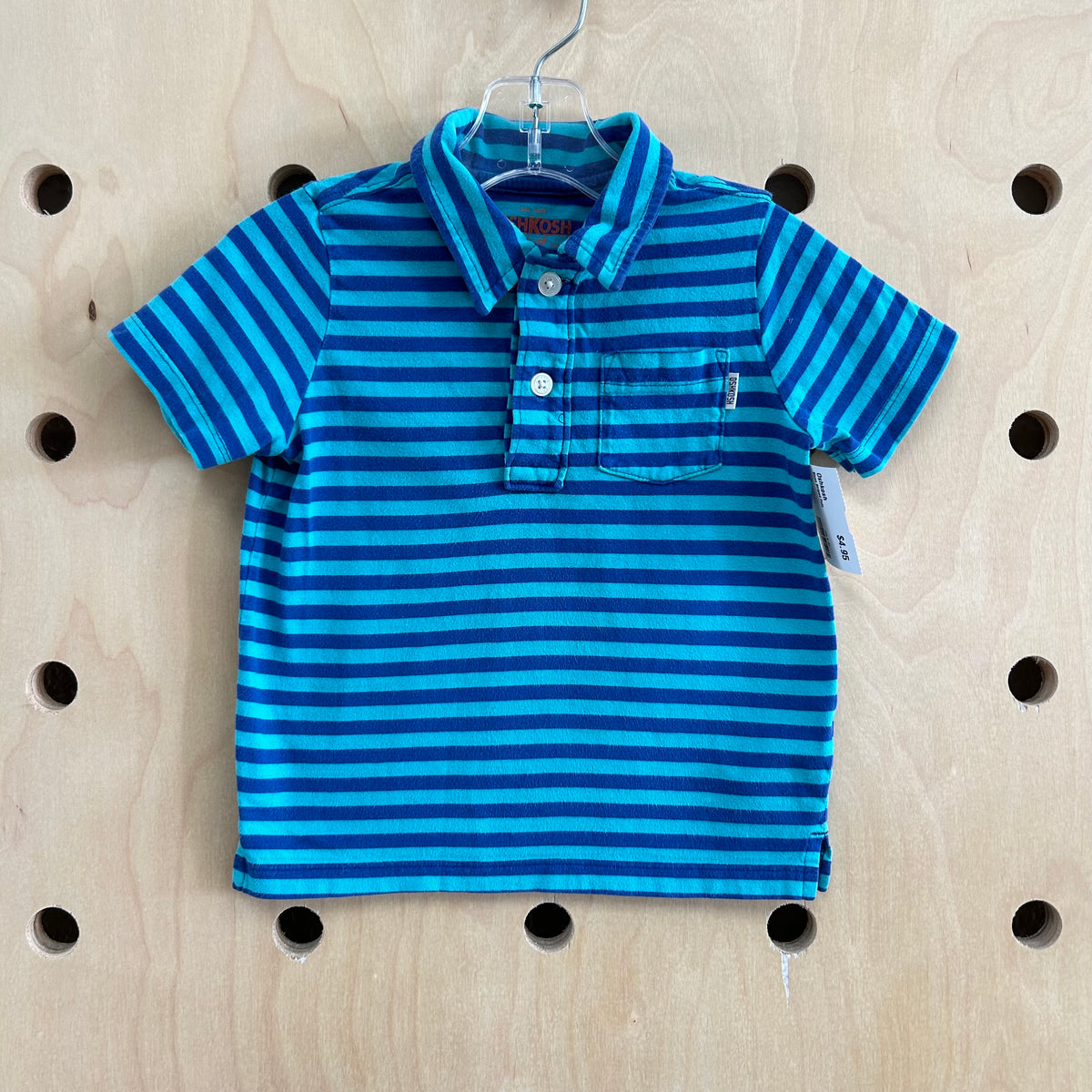 Blues Striped Polo