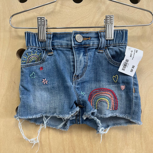 Denim Rianbow Shorts