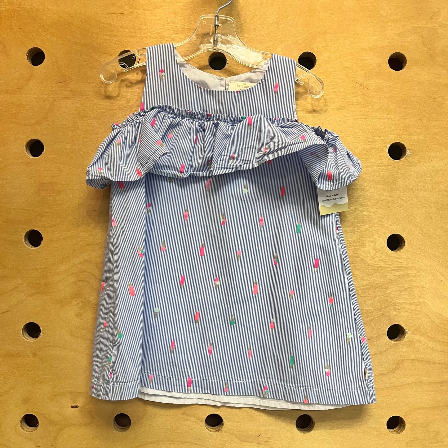 Blue Striped Popsicle Dress